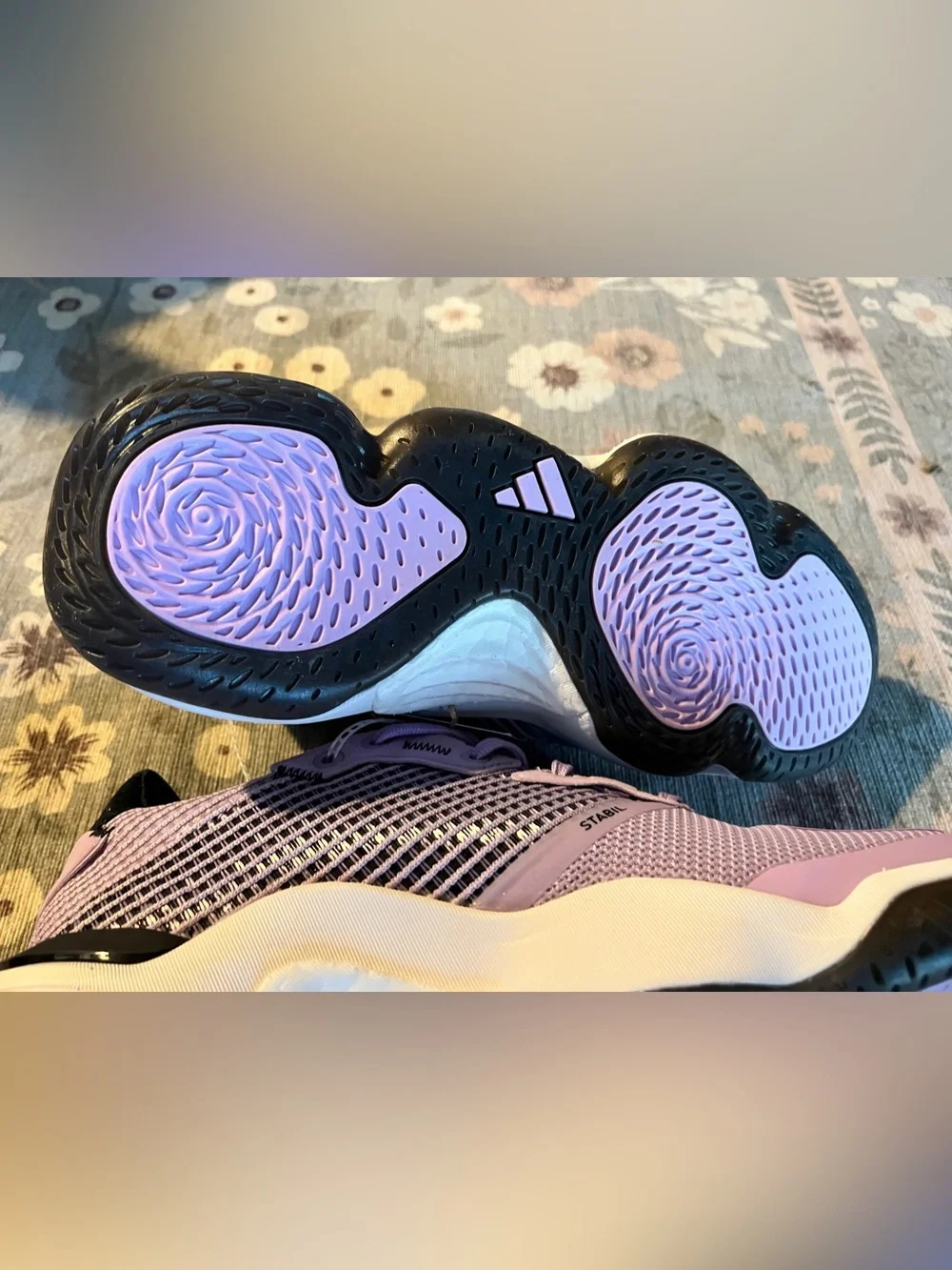 adidas Stabil 16 W JP9763 Lavender Indoor Court Shoes Women’s 7.5 NWOB